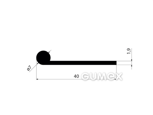 GUMMIPROFILE P-FORM - EPDM